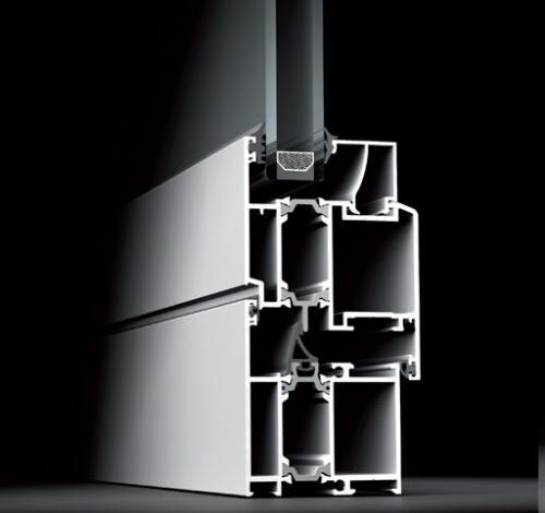 Système de portes et fenêtres en aluminium 58T