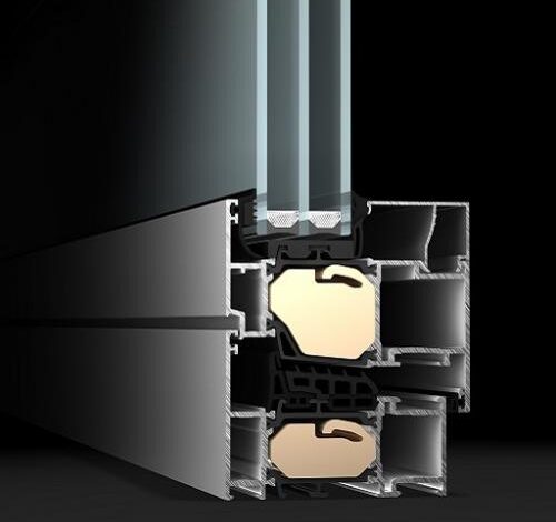 Système de portes et fenêtres en aluminium 70TH